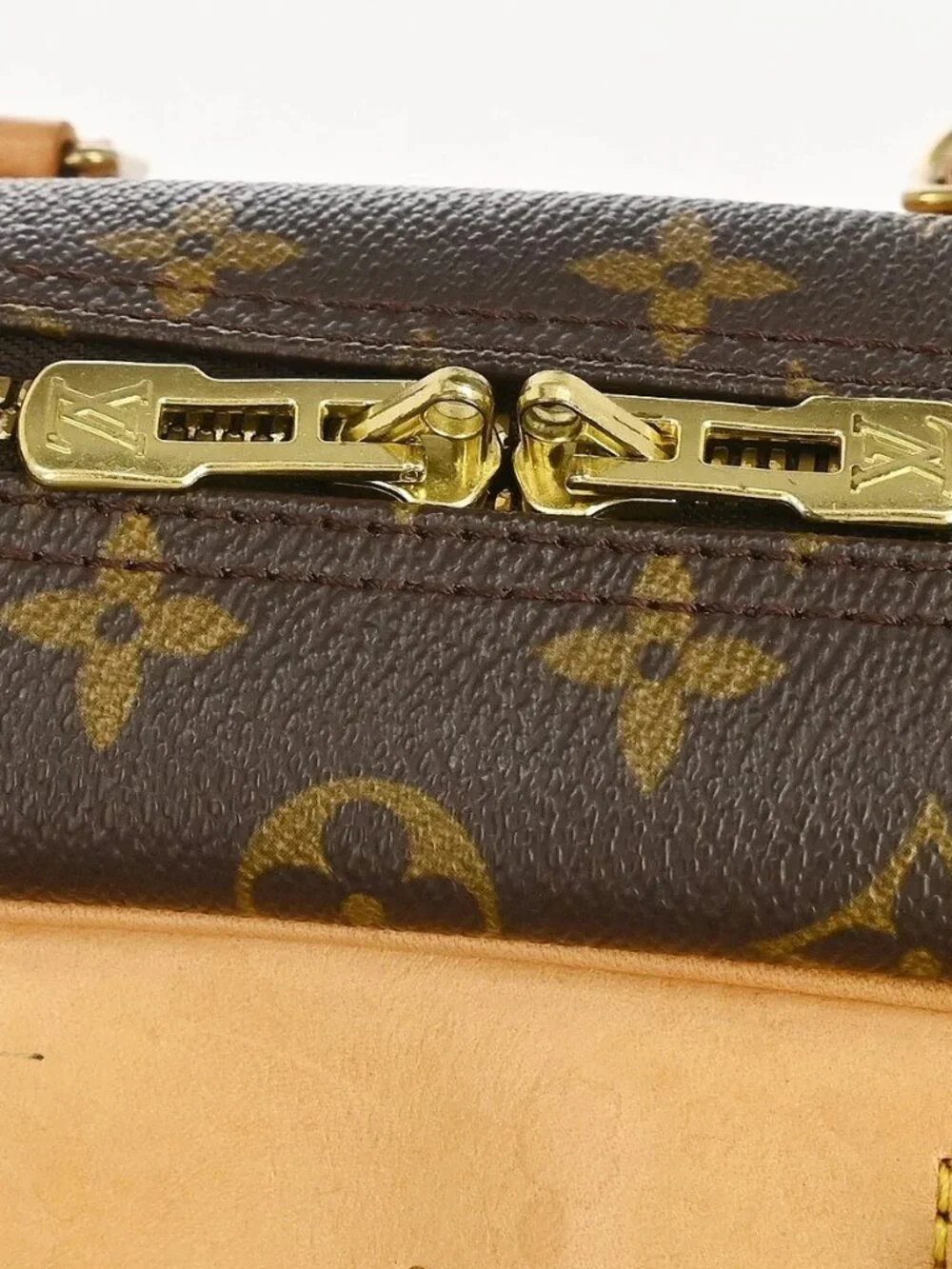 Louis Vuitton Deauville Bowling Vanity Handbag M47270